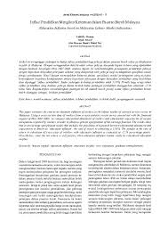 Baik malaysia maupun indonesia, pemimpin mereka memiliki masa jabatan yang sama yaitu 5 tahun. Pdf Inflasi Pendidikan Mengikut Ketentuan Dalam Pasaran Buruh Malaysia Education Inflation Based On Malaysian Labour Market Indication Abie Shabie Academia Edu
