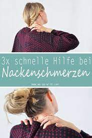 3 Sofortmassnahmen Gegen Nackenschmerzen Nackenschmerzen Nackenverspannung Losen Nacken