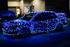 Christmas Car Spreads Holiday Cheer Through Savannah Georgia With Help From Environmentallights Com Christmas Car Decorations Christmas Car Car Decor