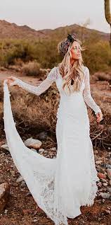 24 Rustic Wedding Dresses To Be A Charming Bride Wedding Dresses Guide Wedding Dresses Lace Wedding Dress Long Sleeve Wedding Dresses