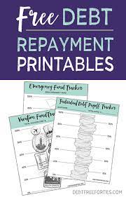 In short, coloring pages can help motivate you to reach your goals. Free Debt Tracker Printable Debt Free Forties