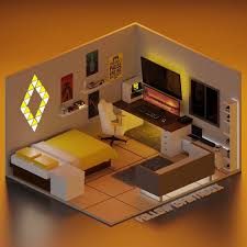 3d creator is a modeling and animation tool that makes it easy to get started in the world of 3d modeling. 1 642 Likes 3 Comments 3d Rooms 3d Setups On Instagram Clean 3d Room By Fintadox Rate This Room Small Game Rooms Game Room Design Gaming Room Setup