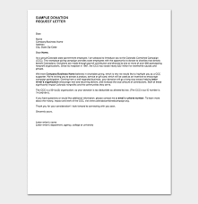 Sample email asking for donations for a co worker Donation Request Letter Template Messages Examples