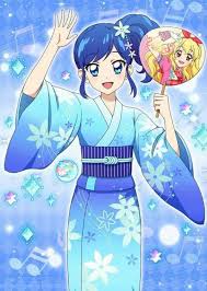 Aikatsu Aoi Kiriya Gadis Animasi Animasi Sketsa