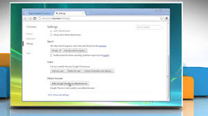 Incognito mode in chrome allows you to browse the web without recording webpages and files in your browser or account history (unless you choose to sign in). How To Make Google Chrome The Default Browser In Windows Vista Youtube