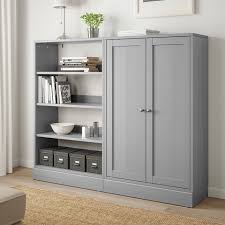 Havsta Aufbewahrungskombi Grau Ikea Osterreich Ikea Lagerung Lagerschranke Flur Speicher