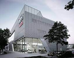 Audi Sales Center Munich Werner Sobek Car Showroom Architecture Car Showroom Design Showroom Design