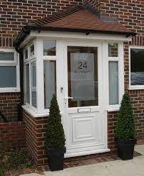 Like The Glass Effect Porch Designs Uk Brick Porch Porch Design