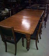 If you don't need a large table now, but would occasionally like one for special events or anticipate your needs may grow in the. Large Oak 10 12 Seat Dining Table Antiques Atlas