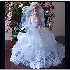 Barbie Not Included Wedding Gown Veil Fits Like A Barbie Barbie Wedding Dress Dress Barbie Doll Doll Wedding Dress