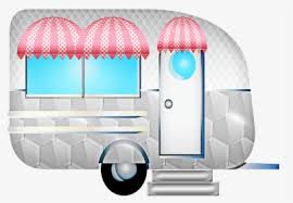 Retro trailer isolaten on white. Trailer Caravan Retro Camper Camping Travel Pink Camper Trailer Clipart Hd Png Download Transparent Png Image Pngitem