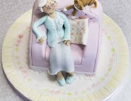 See more ideas about grandma birthday cakes, cupcake cakes additional view: Old Lady Armchair Cake Cakeflix