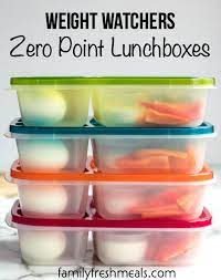 Which weight watchers points system do you follow? Weight Watchers Zero Point Lunchbox Family Fresh Meals