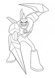 Ben 10 coloring pages wildvine. Diamondhead Coloring Pages Ben 10 Coloring Pages Colorings Cc