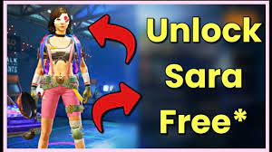 New How To Unlock Sara Character For Free In Pubg Mobile Get Free Character Voucher Youtube