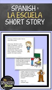 (m) means that a noun is masculine. Spanish Students Will Love This Short Story Relating To School La Escuela It Contains High Frequency Ver Spanish Lessons Elementary Spanish Spanish Students