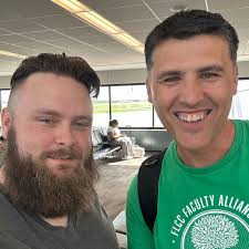 When you're getting ready to board your flight and you run into your Finger  Lakes Community College professor.