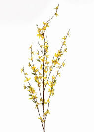 Yellow Artificial Forsythia Spring Flower Branches Afloral Com Spring Wedding Flowers Flower Branch Artificial Flowers