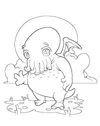 Cthulhu Coloring Page Cthulhu Coloring Pages Cthulhu Coloring Sheets