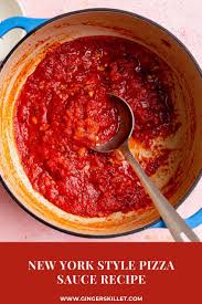 New York Style Pizza Sauce Recipe Pizza Sauce Recipe Homecooking Recipes Delicious Pizza Recipes