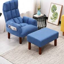 Check spelling or type a new query. Napping Lounge Armchair Upholstered Accent Sofa Chair High Back With Footstool For Sale Online Ebay