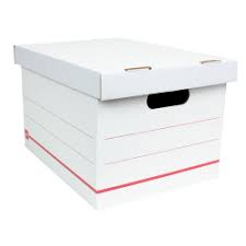 Office Depot Storage Boxes Redwhite 10 Pk Office Depot
