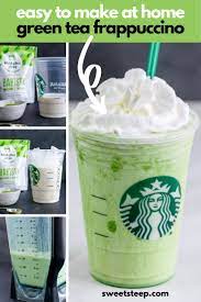 Matcha Green Tea Frappuccino Easy To Make Matcha Green Tea Frappuccino Recipe Starbucks Green Tea Frappuccino Green Tea Frappuccino Recipe