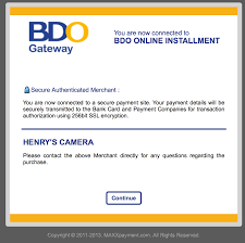 Bdo Installment