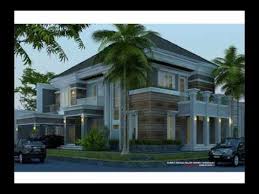 Desain rumah hook dengan dua pintu masuk. Desain Rumah Kolam Renang Kavling Hook 2 Lantai Youtube House Design Exterior House Styles