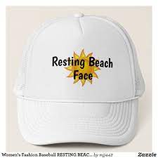 Women S Fashion Baseball Resting Beach Face Trucker Hat Womens Fashion Shoes Womens Fashion Womens Baseball Cap