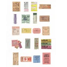 Amazon.com: Vintage Washi Sticker Set Retro Ticket Counterfoil  Self-Adhesive Stickers for Scrapbooking Planner Art Craft Planner Journal  Diary Book ...
