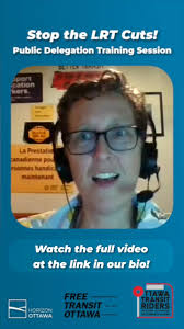 Thanks to everyone who came out to our training session last night with  @ottawa_transit_riders and @free_transit_ottawa to learn how to speak out  against LRT cuts through a public delegation at the ...