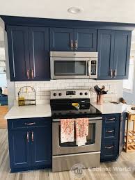 Find the best gold kitchen faucets for your home in 2021 with the carefully curated selection available to shop at houzz. Navy Kitchen Design By Kristen Murphy Cabinet World Of Pa