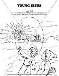 The boy jesus in the temple. Jesus As A Child Sunday School Coloring Pages Sunday School Coloring Pages