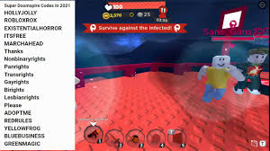 In the new window that comes up, click on codes. Roblox Super Doomspire Codes 2021 Weapons Youtube