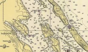 old nautical charts pacific shoreline