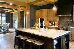 I want to stain my ugly honey oak cabinets to look rustic. Does Grey Go With Oak Cabinets