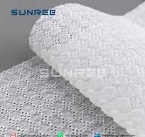 Bubble Embossed Apertured Top Sheet Hot Air Through Nonwoven Fabric