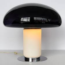 Exquisite Vistosi Purple Amethyst Murano Glass Mushroom Table Lamp Decaso Lamp Mushroom Lamp Table Lamp