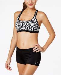 Nike Racerback Active Bikini Top Active Swim Boyshorts Swimwear Women Macy S Bikini Tops Active Bikini Top Bikinis