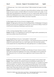 Ncert Solutions For Class 9 English Moments Chapter 9 The Accidental Tourist In 2020 In This Moment Maths Ncert Solutions Chapter