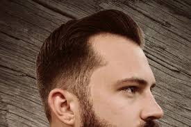 Instead of a natural hairline, the forehead, temples, and back are shaved into straight lines and sharp angles. The Anatomy Of A Haircut