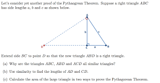 Solved Let S Consider Yet Another Proof Of The Pythaogrea Chegg Com