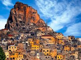 Cappadocia region, located in nevsehir turkey landscape, fairy chimneys, historic structure, valleys discover cappadocia, turkey travel guide 2019 | hot air balloon flight in cappadocia, turkey part. Nevsehir Turkey