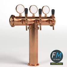 Triple Beer Tap By Francescomilanese85 3docean Beer Taps Beer Meaningful Names