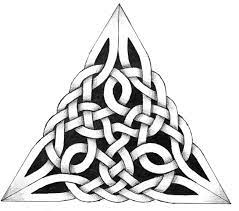 With claddagh, cross, dragon, hearts, lion, oak leaf, raven, serpant, thistle, vine and personalized triangle knot creations. Triangle Tattoo Design Celtic Art Celtic Tattoos