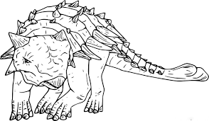 The jurassic world coloring pages. Realistic Ankylosaurus Coloring Pages Ankylosaurus Coloring Pages Coloring Pages For Kids And Adults