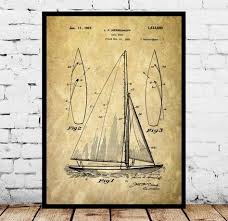 Sailboatdecor Sailboat Wall Art Sailboat Print Sailboat Art