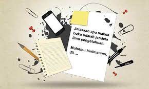 Karena, saya memiliki pendapat bahwa buku adalah jendela dunia. Slogan Buku Adalah Jendela Ilmu Pengetahuan Cara Golden