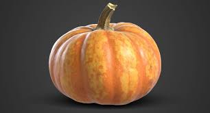3d Pumpkin Subdivision Displacement Model Pumpkin Model 3d Model